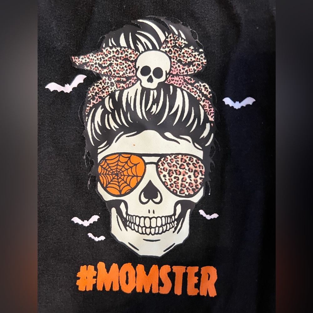 TNA Black Knit Crew MOMSTER Pullover SIZE XXL NIB
